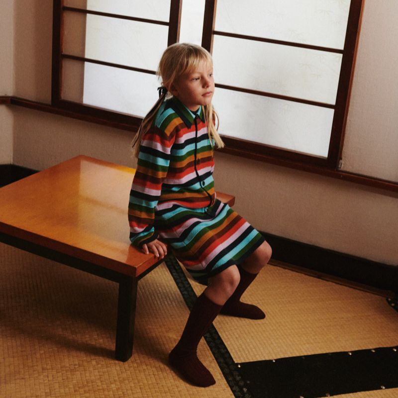 Striped Cardigan - Multi Stripe