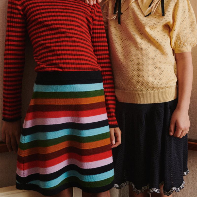 Striped Skirt - Multi Stripe