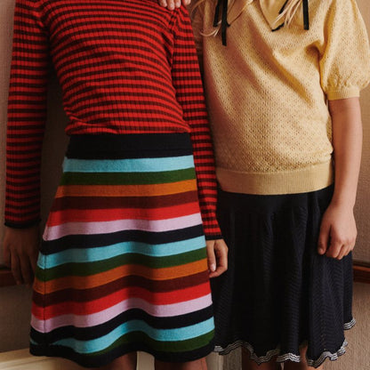 Striped Skirt - Multi Stripe