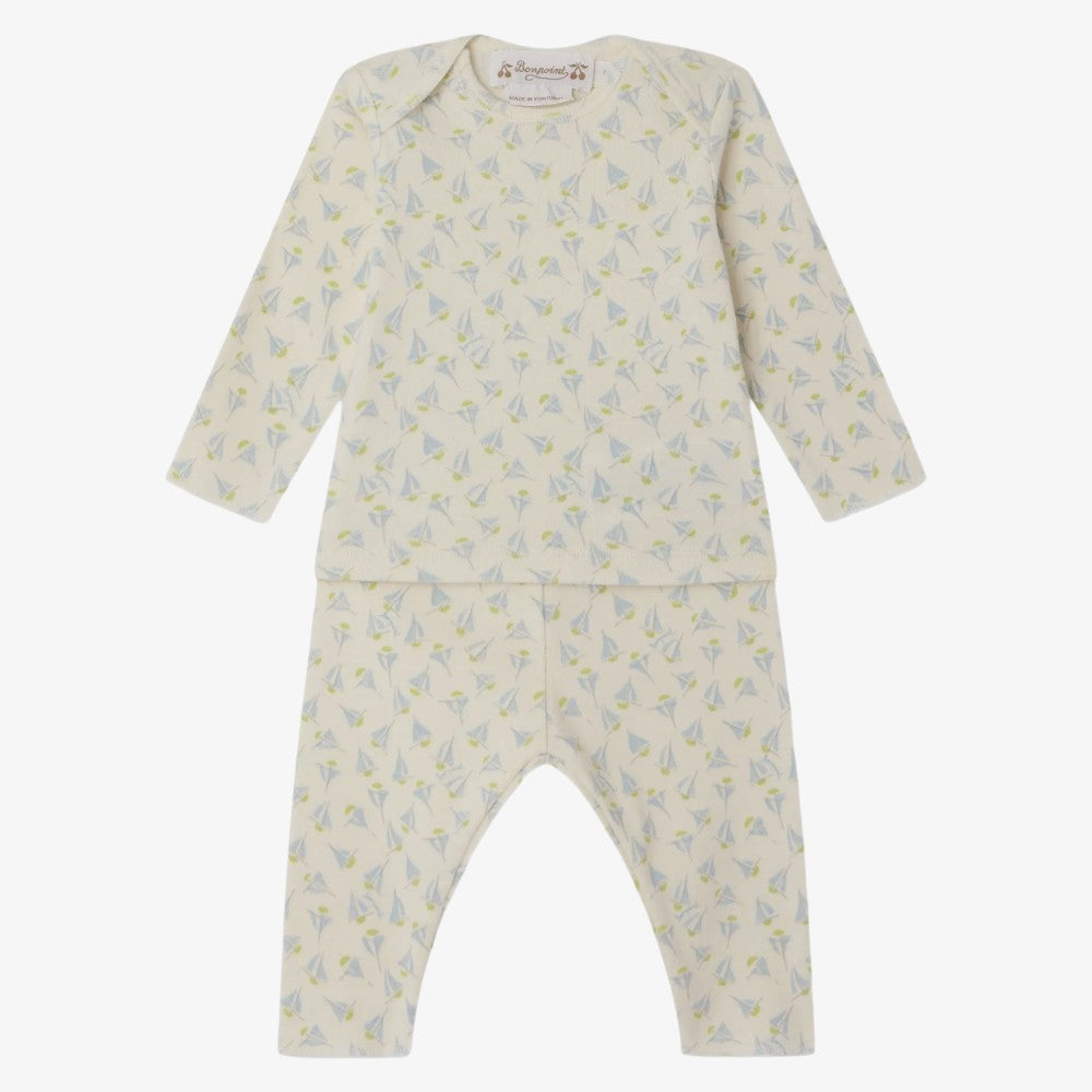 Timi 2 Piece Set - Blue Grey