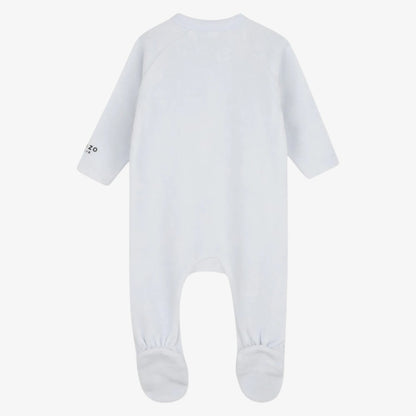 Side Snap Footie - Pale Blue