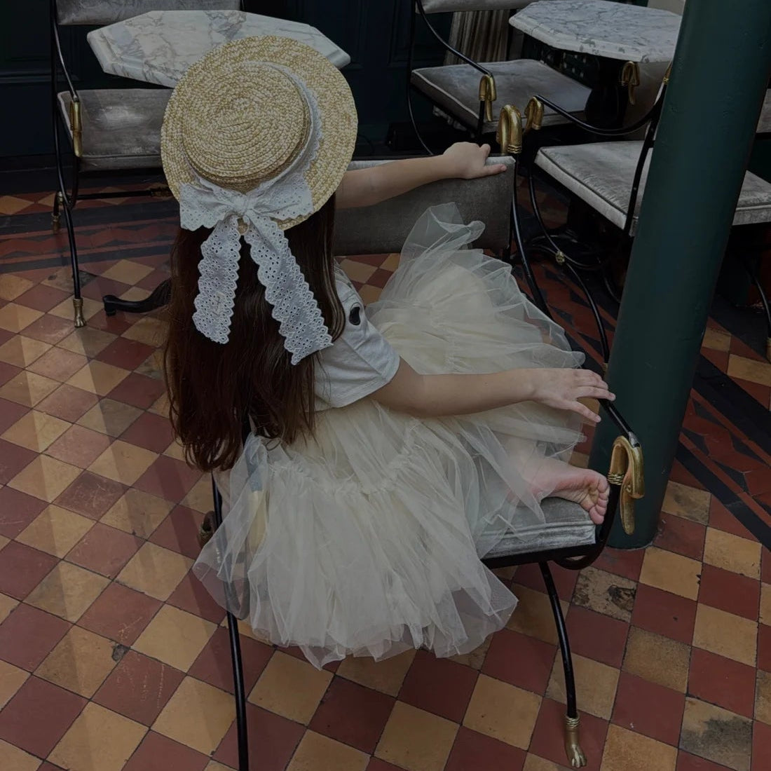 Garden Straw Hat - White