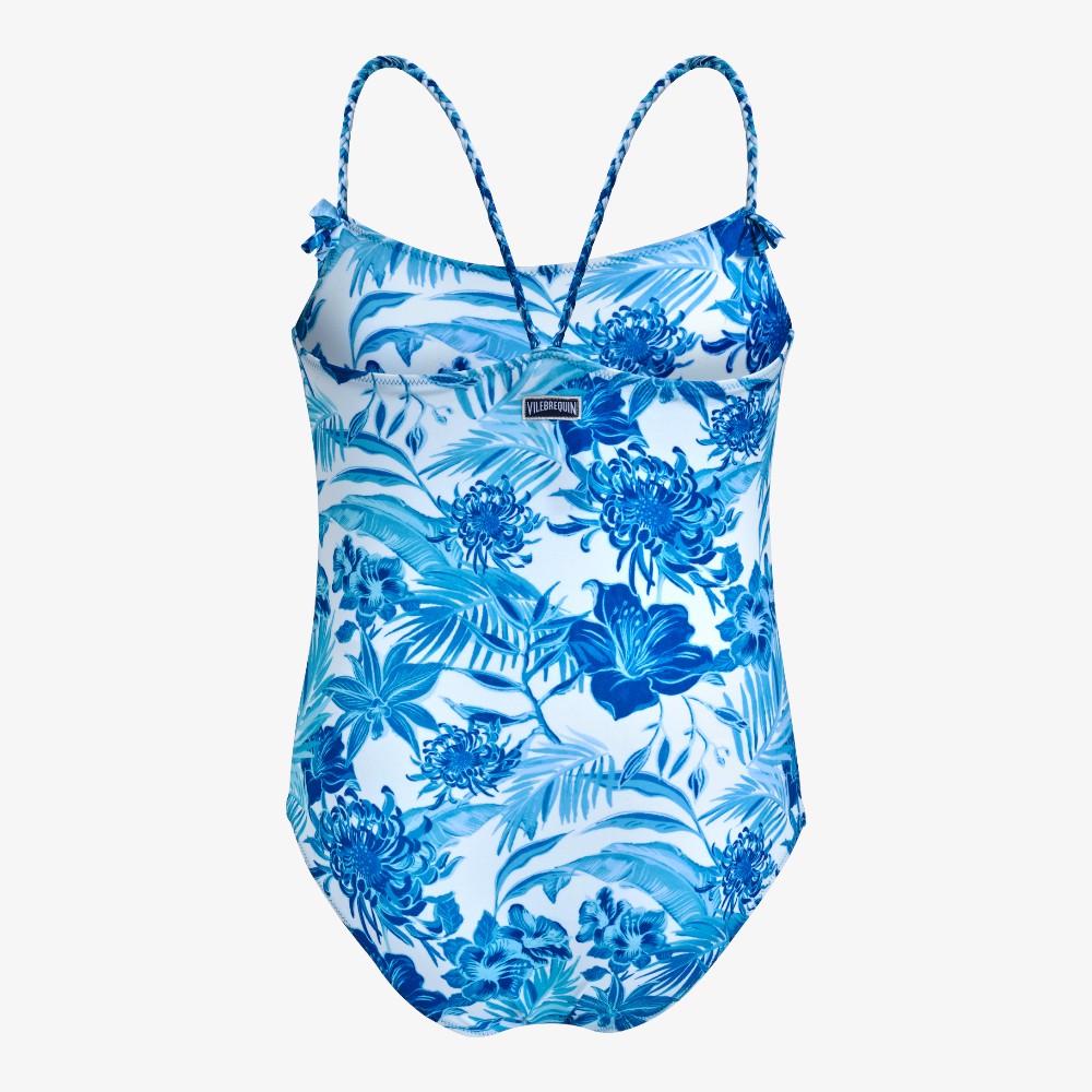 Vilebrequin Tahiti Flower Swimsuit - Blue