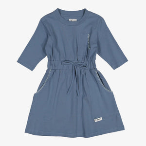 Short Sleeve Dress - Blue