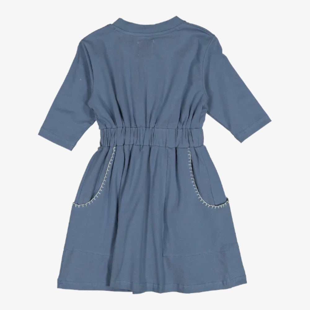 Lmn3 Short Sleeve Dress - Blue