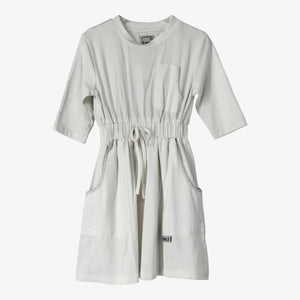 Short Sleeve Dress - Natural White