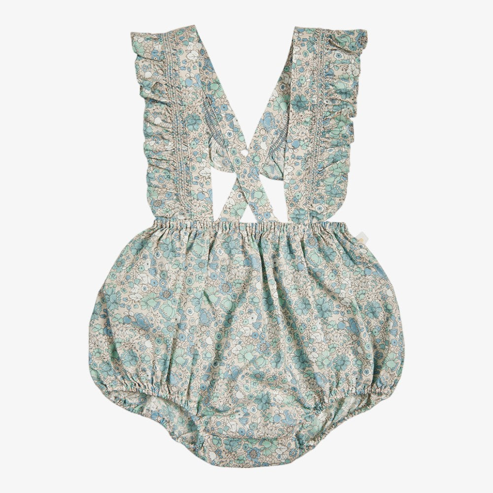 Ruffle Romper - Flower