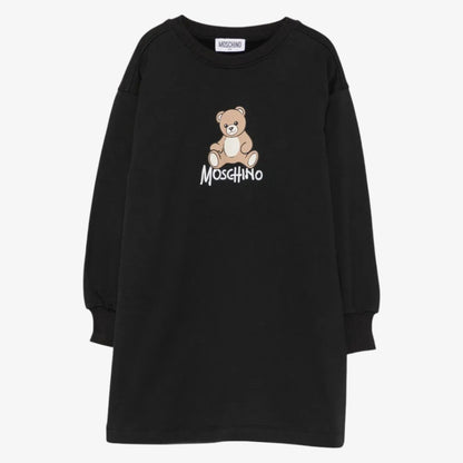 Logo Bear Dress - Black