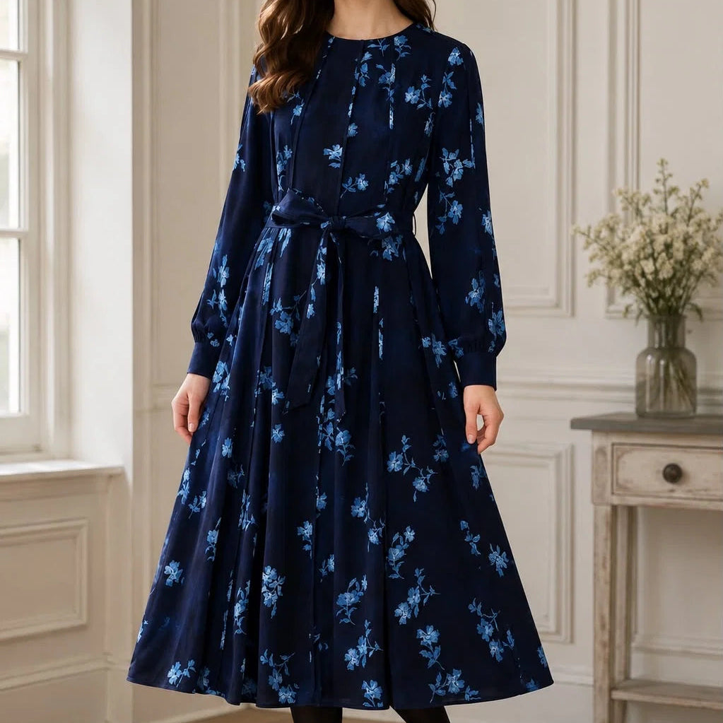 Floral Dress - Blue