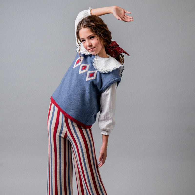 Argyle Knit Vest - Multi