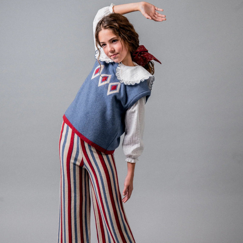 Argyle Knit Vest - Multi