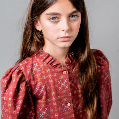 Ribera Dress - Burgundy