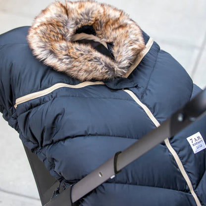Car Seat Cacoon Tundra - Black Faux Fur