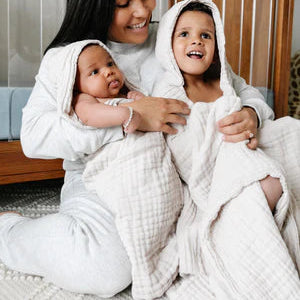 Hooded Towel - Grey