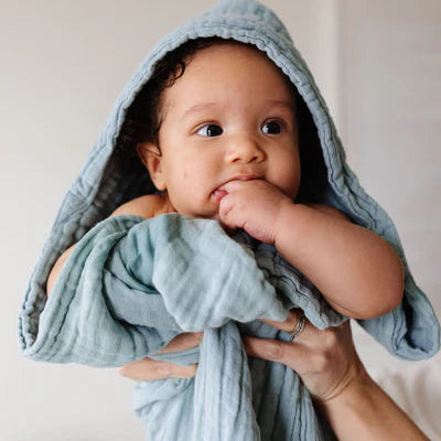 Hooded Towel - Steel