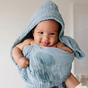 Hooded Towel - Steel