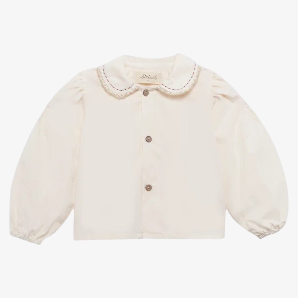 Embroidered Shirt - Ivory