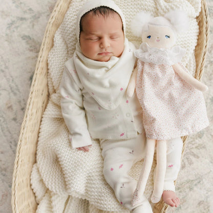 Ribbed Woodland Blanket - Blush