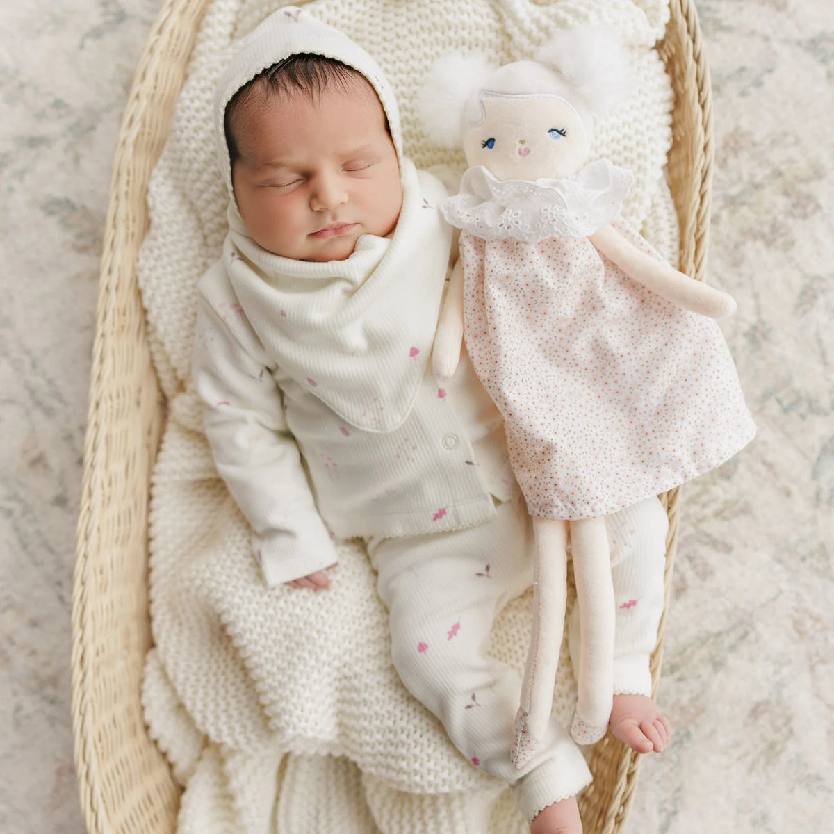 Rib Woodland 4 Piece Set - Blush