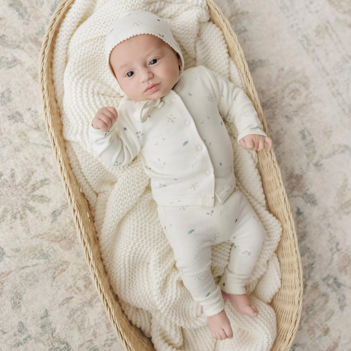 Rib Woodland 4 Piece Set - Slate