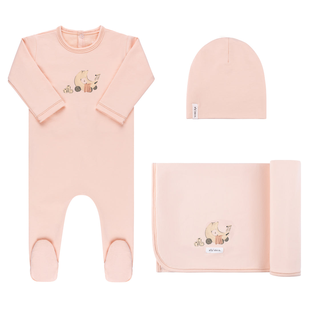French Terry Take Me Home Set - Pink Carrriage