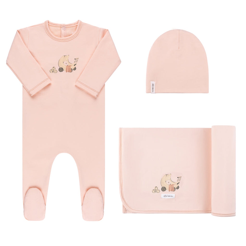 French Terry Take Me Home Set - Pink Carrriage