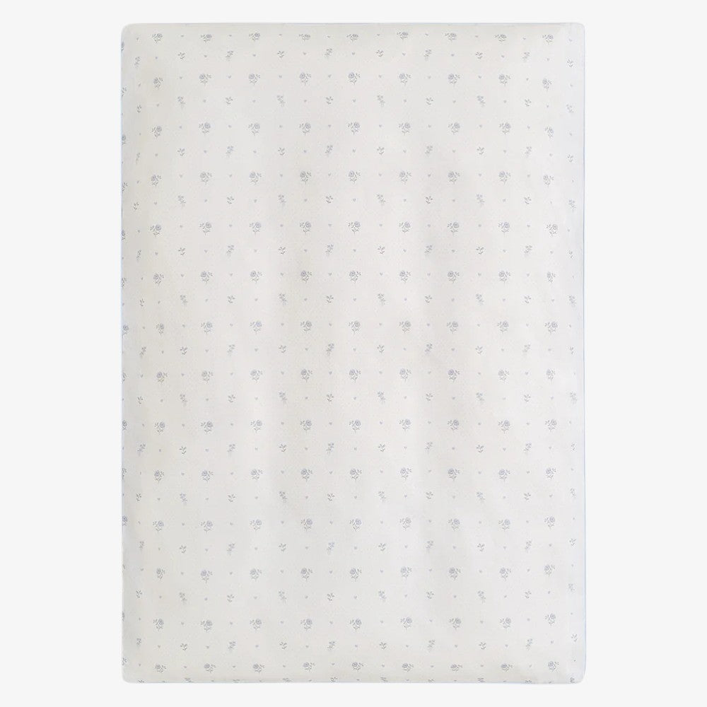 Baby Duvet Cover - Floral Blue
