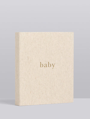 Birth To Five Years Baby Journal - Oatmeal