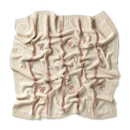 Mini Bow Blanket - Pink
