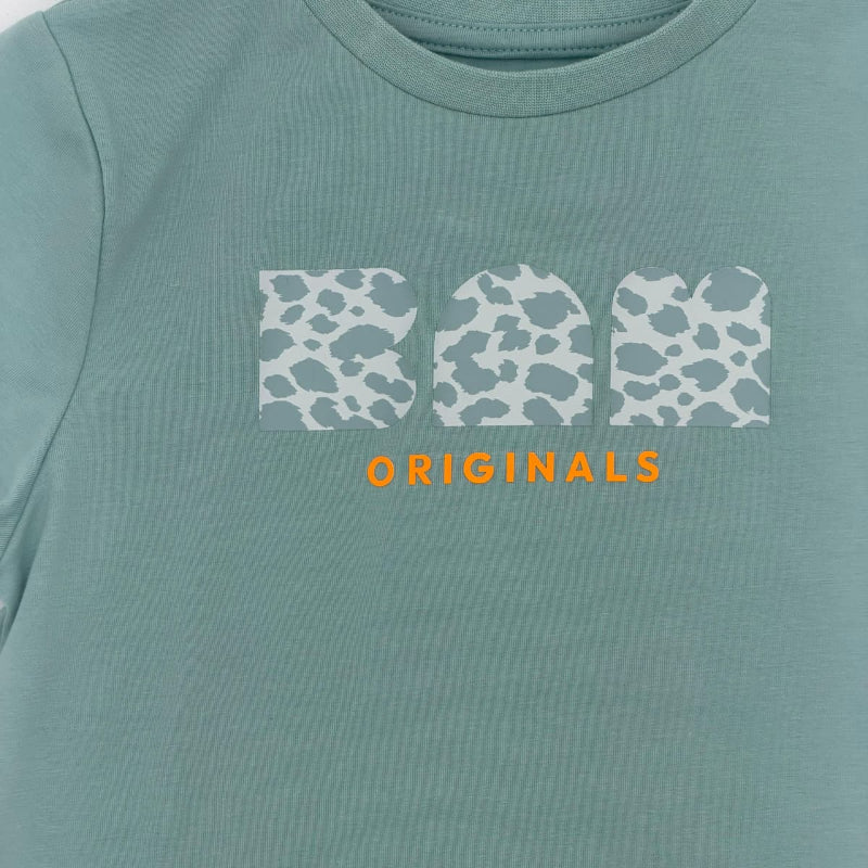Leopard Logo SS T-Shirt - Mint