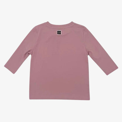 Leopard Logo LS T-Shirt - Pink