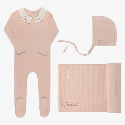 Embroidered Take Me Home Set - Pink