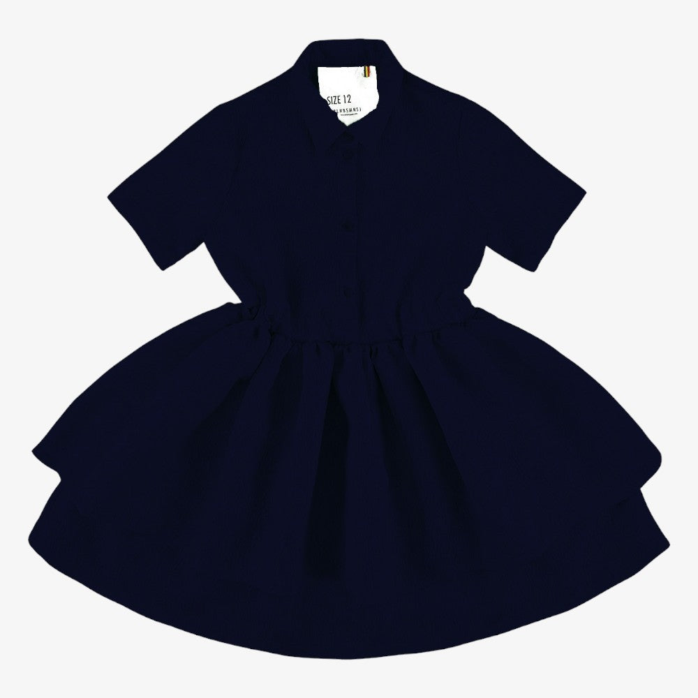 Gloss Dress - Dark Navy