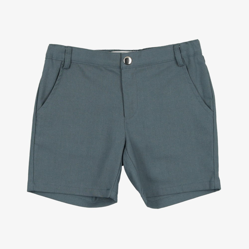 Linen Shorts - Green