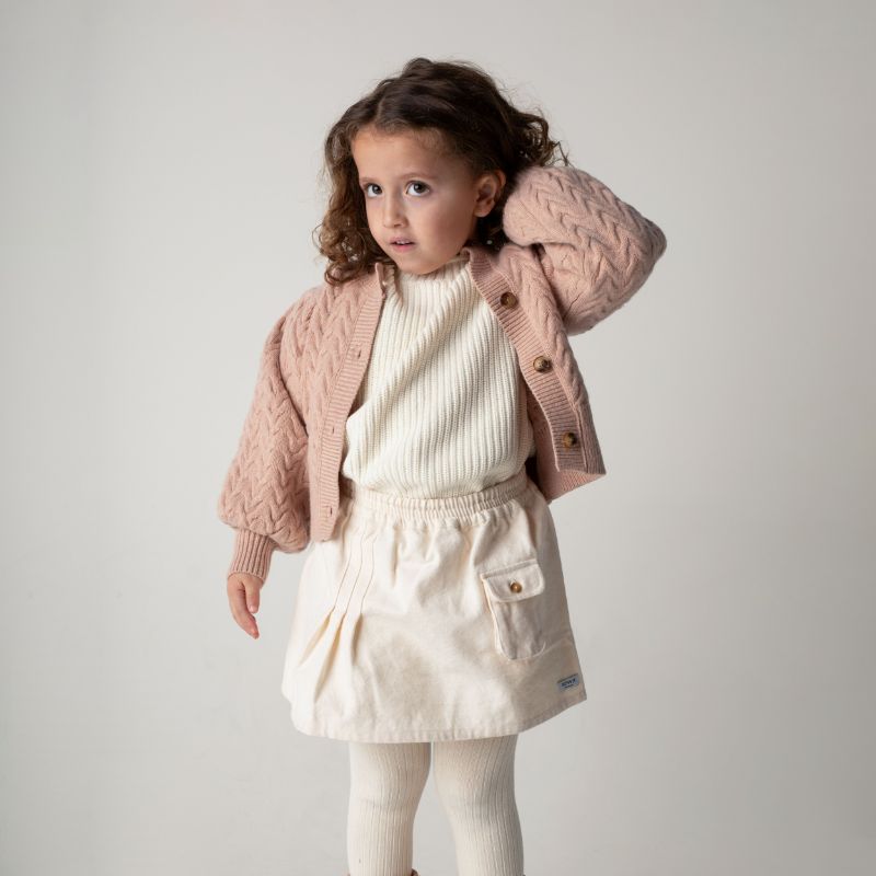 Zinne Cardigan - Cloudy Rose