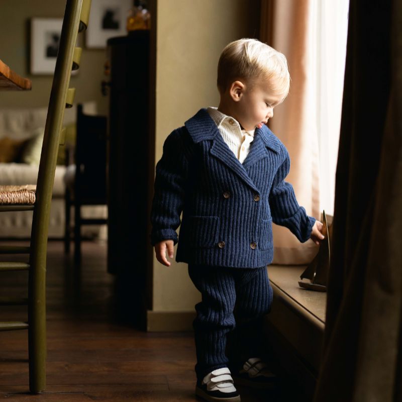 Sieb Cardigan - Blue Merine