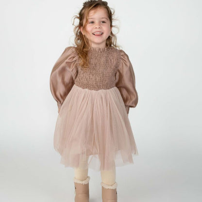 Janice Dress - Rose Brown