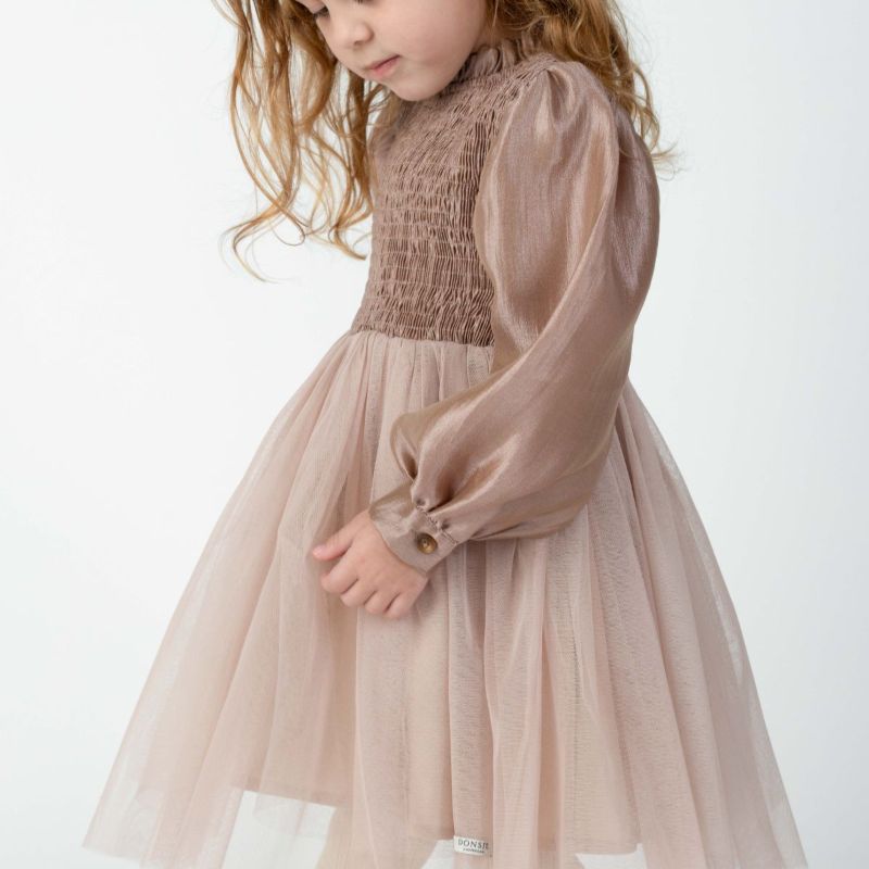 Janice Dress - Rose Brown