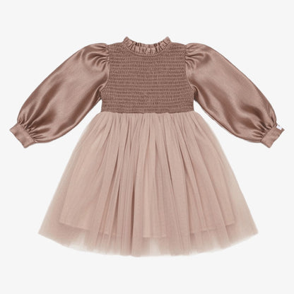 Janice Dress - Rose Brown