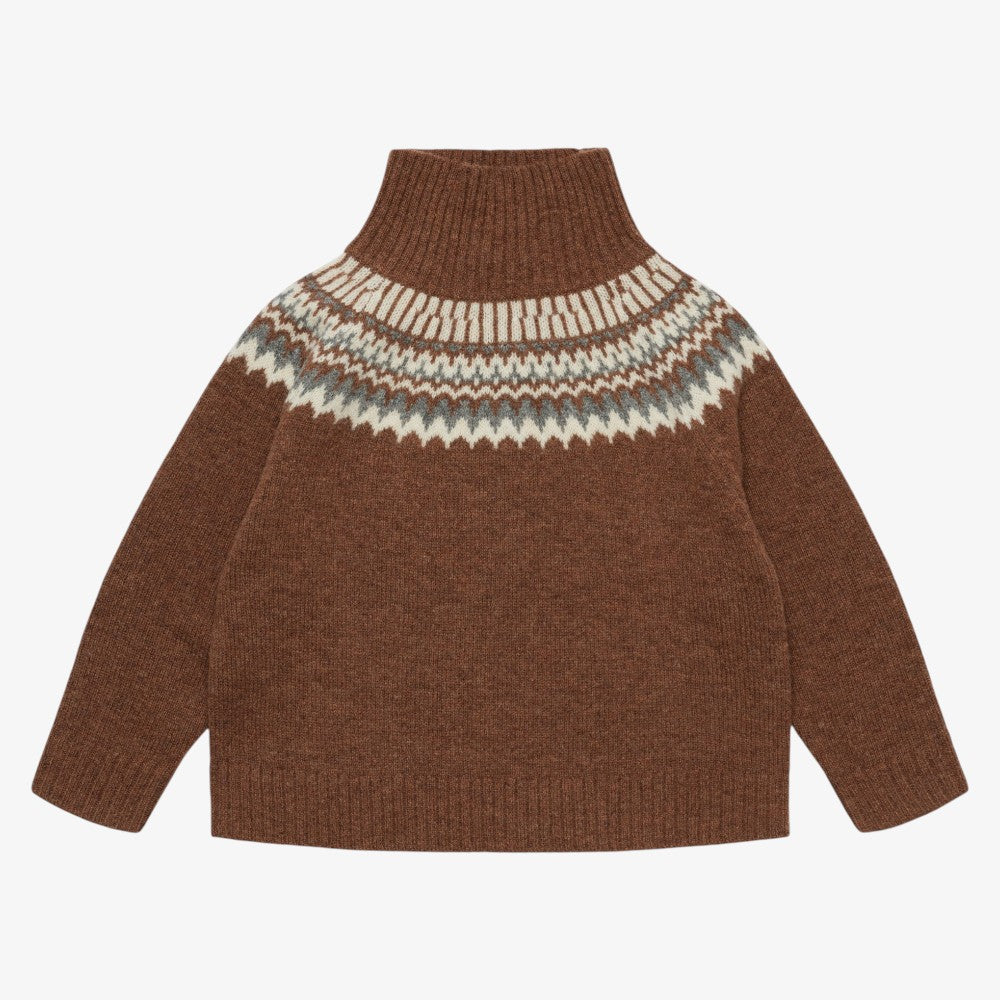 Fair Isle Sweater - Hazel Melange