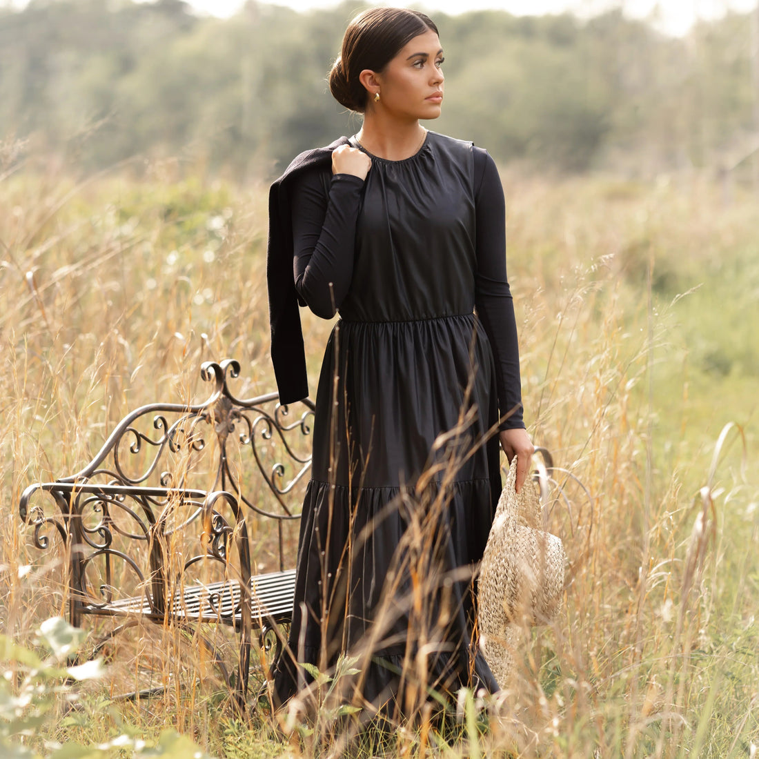 Finesse Dress - Navy