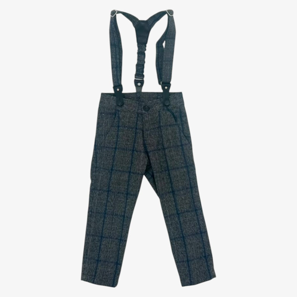 Suspender Pants - GRAY &amp; ROYAL