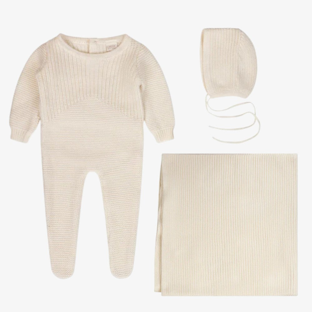 Knit Take Me Home Set - Cream