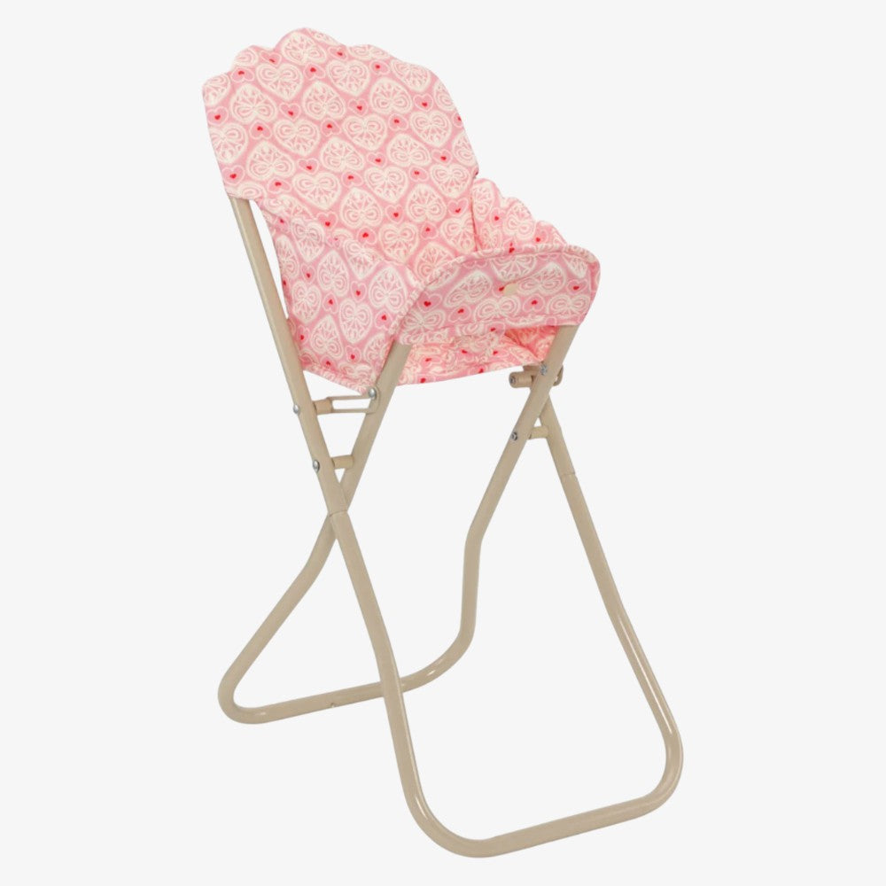Doll High Chair - Lacy Pink