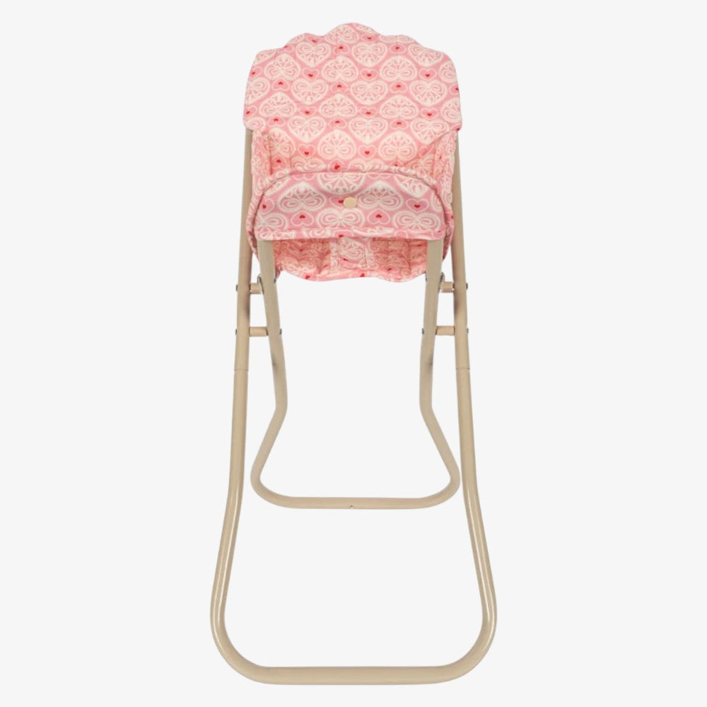 Doll High Chair - Lacy Pink