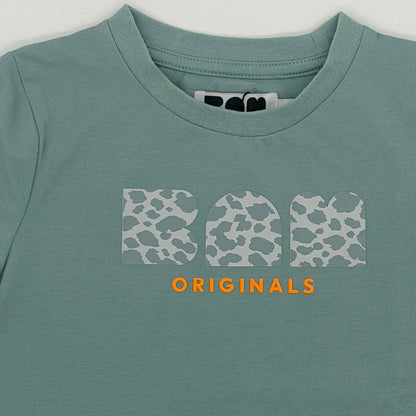 Leopard Logo LS T-Shirt - Mint