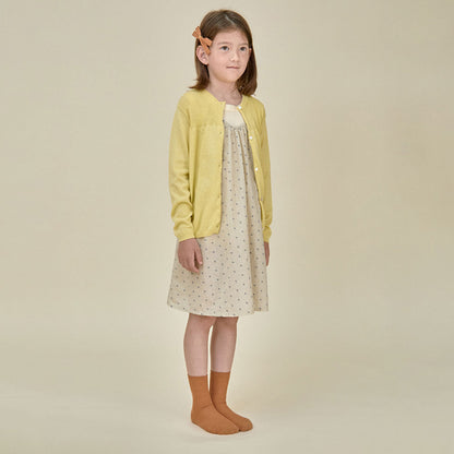 Lissom Knit Cardigan - Dusty Yellow