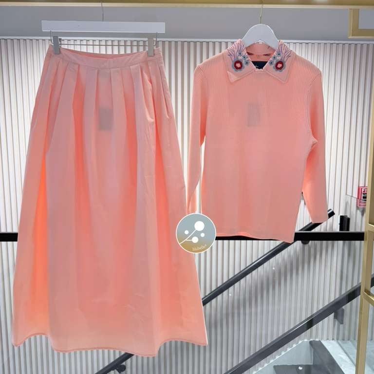 Peacock Polo - Peach