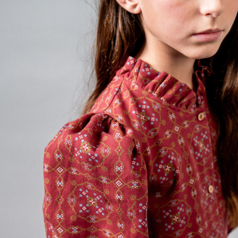 Ribera Dress - Burgundy