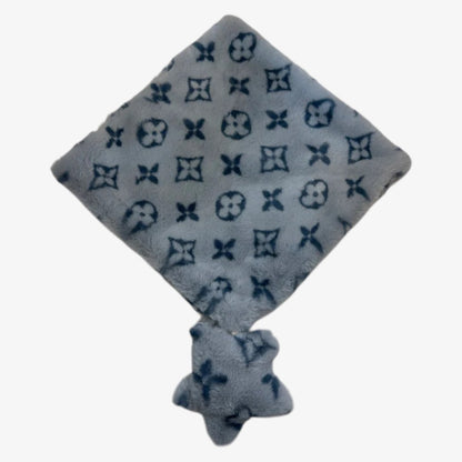 LV Furry Blanket - Blue